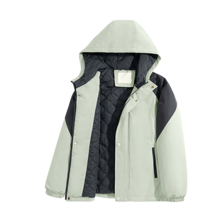 真维斯童装男童棉服大童户外防水冲锋衣儿童冬季加厚保暖运动外套