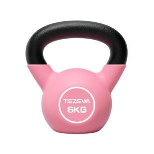 浸塑铸铁壶铃女士健身家用竞技专业提壶哑铃健身器材实心训练重量