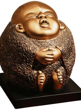匠心坊新中式电视柜摆件宝宝房装饰喜洋洋笑颜开送闺蜜结婚礼物