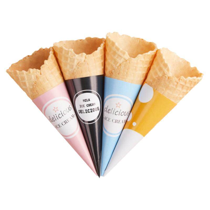 商用加厚冰淇淋蛋筒甜筒脆皮筒蛋卷热奶宝脆筒冰激凌雪糕筒中大号