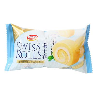 达利园瑞士卷多口味面包整箱夹心