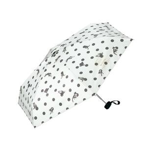 【自营】防晒太阳伞小巧便携五折口袋遮阳伞猫咪晴雨两用伞女黑胶