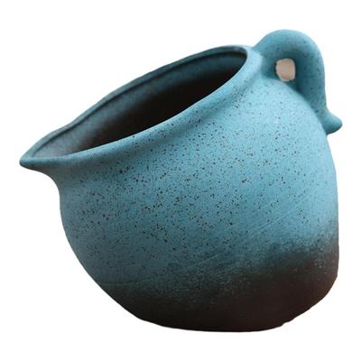 粗陶缺口花盆透气复古创意老桩盆