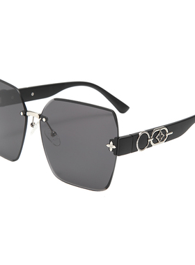 防紫外线无边框太阳眼镜女士