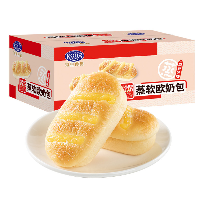 港荣蒸软欧奶包咸豆乳味