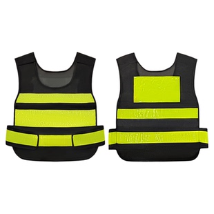 保安反光安全背心安保马甲秩序维护工作服交通疏导员衣服透气男款