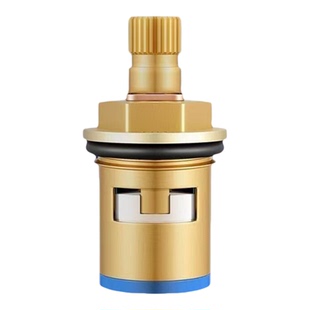 水龙头阀芯配件全铜单冷热通用止水角阀水笼头伐芯维修把手全铜