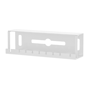 桌下理线器槽盒免打孔整理电线神器桌面走线路由器桌底理线架固定