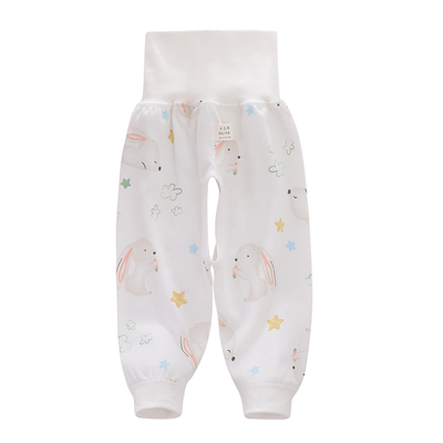 婴儿纯棉秋裤a高腰护肚高腰裤