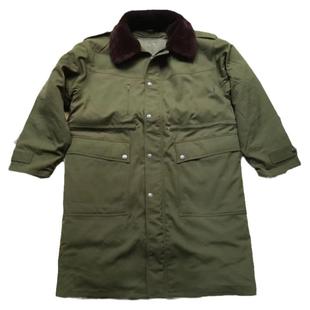 3502正品03羽绒大衣男女士东北君绿色棉大衣男冬季防寒加厚中长款