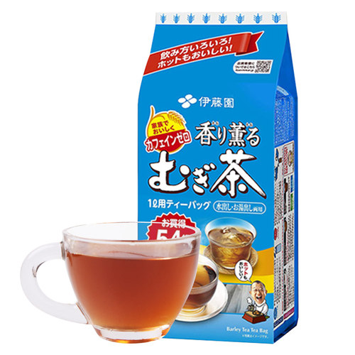 夏日麦茶 日本伊藤园大麦茶包烘焙型冷热兼泡无添加婴幼儿54袋入