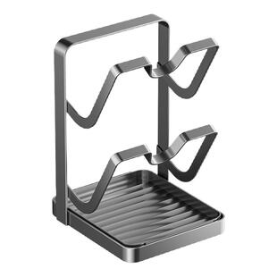 厨房锅盖置物架2026新款锅铲菜板放置架家用多功能台面砧板锅盖架