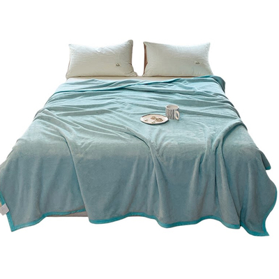 法兰绒毛毯床单单件加厚珊瑚绒学生宿舍单人加绒冬季毛绒毯子铺床