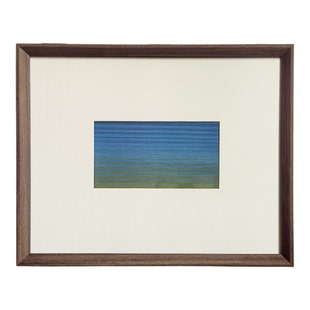 实木电表箱电表盒遮挡人工染色木皮金属液压杆装饰画现代美学