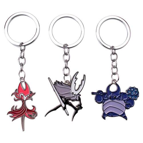 空洞骑士丝之歌周边挂件 Hollow Knight 项链学生学院卡通钥匙扣