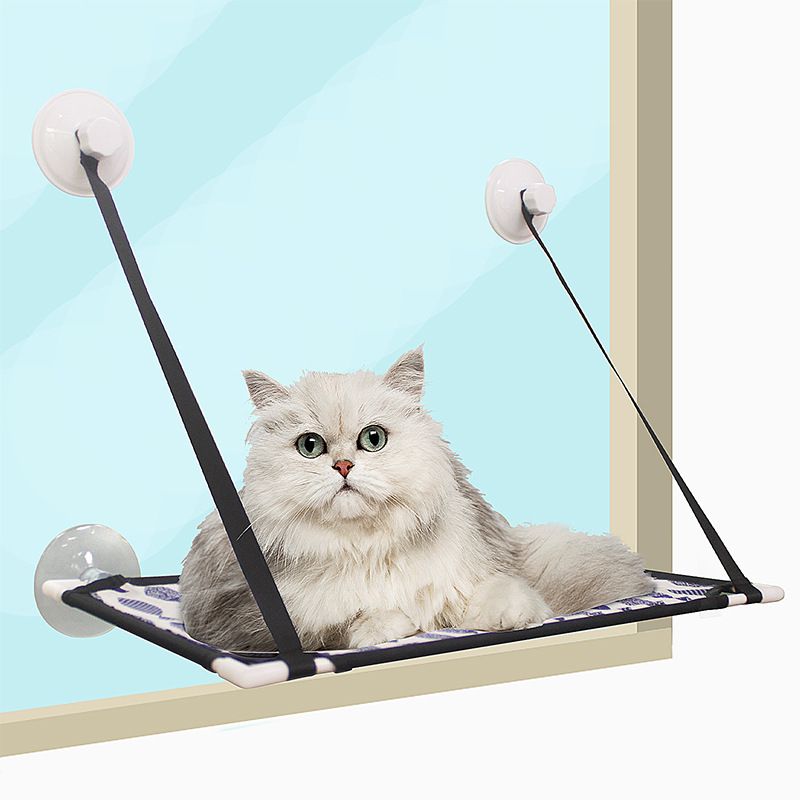 宠物用品猫吊床悬挂猫窝窗户吸盘猫床猫垫猫爬架猫咪玩具拆洗透气