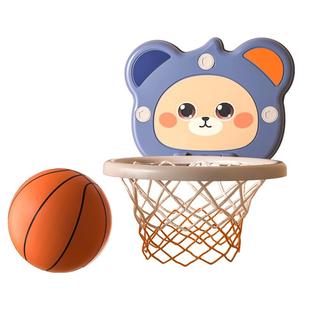 儿童投篮架玩具室内家用篮球框球类小皮球男孩女宝宝1一2岁3静音4