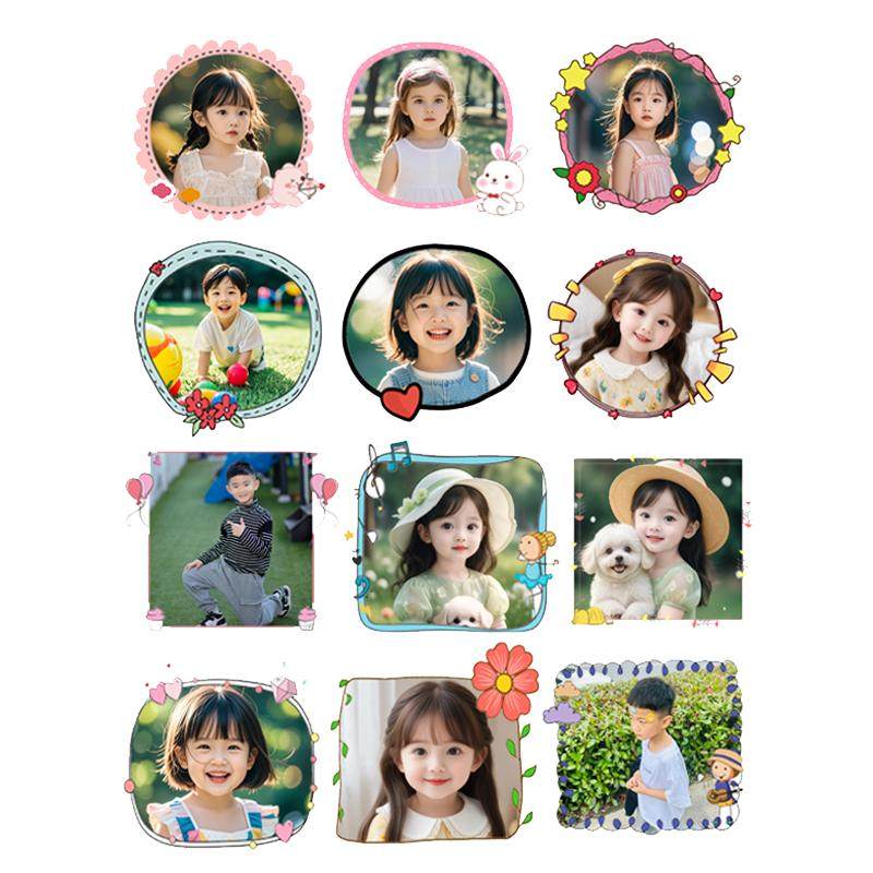幼儿园成长手册照片打印洗相片冲印相册档案宝宝背胶大头贴可粘贴