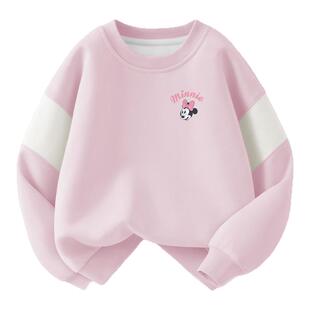 迪士尼女童春季卫衣2026新款时髦洋气中大童休闲衣服儿童春款童装