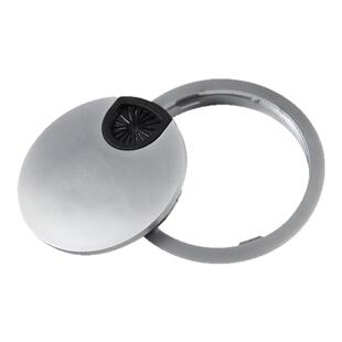 加厚金属圆形线孔盖办公桌电脑桌面圆孔穿线盒孔盖板过线孔装饰盖