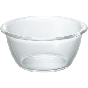 【旗舰店】HARIO耐热玻璃色拉盆家用料理碗四件装HSB