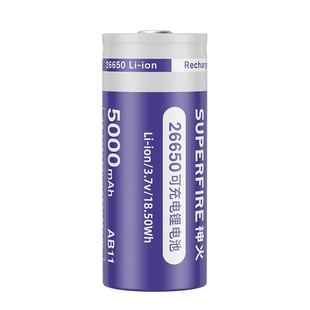 SupFire神火26650锂电池大容量可充电原装正品强光手电筒专用3.7V