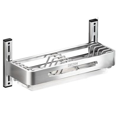 勒克壁挂式304不锈钢碗碟收纳架
