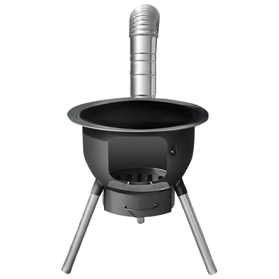 柴火灶新款农村烧木柴家用户外炉具无烟新型柴火灶便携铁锅炒菜炉