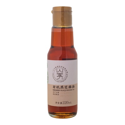 山季黑芝麻香油传统石磨水代法