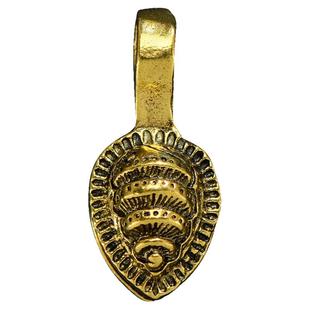 欧斯特白铜计数卡子 黄铜小海螺夹子 吉祥节莲花九宫牌客流点数器