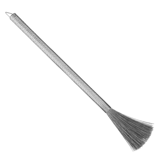 304不锈钢锅刷商用加长柄粗刷把洗锅刷子食堂大锅专用大号钢丝刷