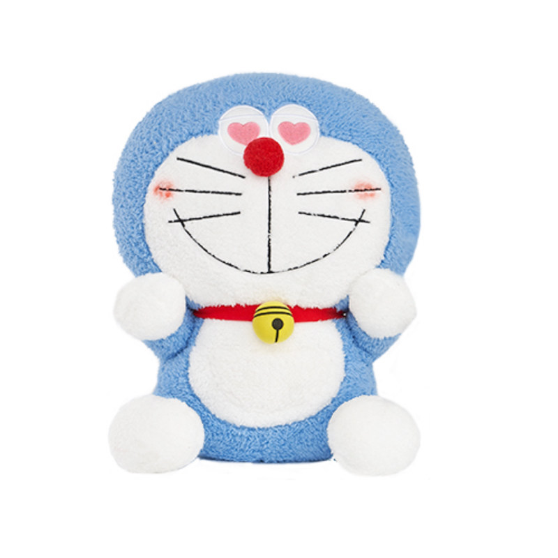 doraemon日本正版机器猫公仔抱枕