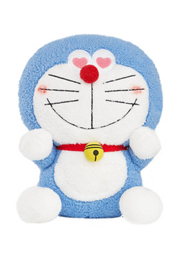 doraemon日本正版机器猫公仔抱枕