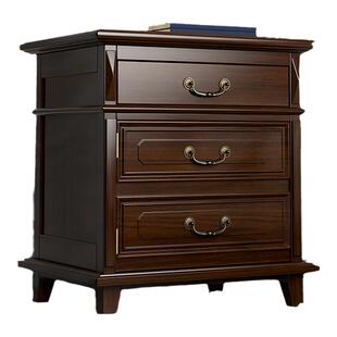 虎牌保险箱实木床头柜保险柜中国风老榆木榫卯工艺家用卧室小型指纹密码床边沙发边柜办公室隐藏新中式保险箱