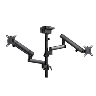 北弧双屏显示器支架大承重电脑屏增高桌面免打孔机械底座E500pd-2