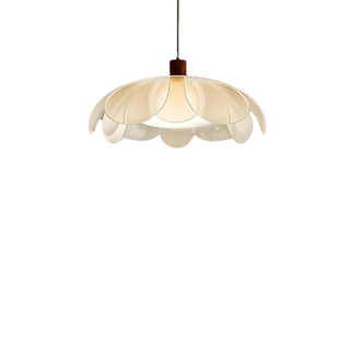 法式中古风餐厅吊灯奶油风书卧室房间高级感花瓣吧台吊灯餐桌灯具