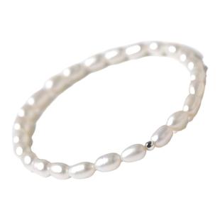 珍珠手链女东海水晶玛瑙翡翠玉石小米珠散珠子巴洛克项链淡水手串