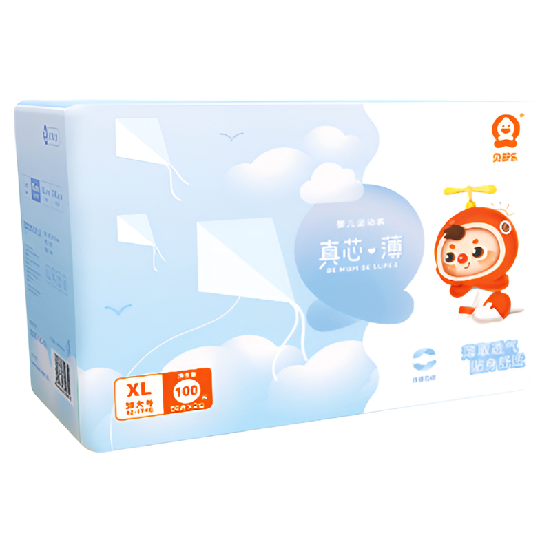 贝舒乐夏季超薄干爽透气拉拉裤