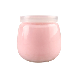 新款胖小布丁瓶耐高温大口杯带盖酸奶机牛奶杯奶吧烘焙专用玻璃瓶