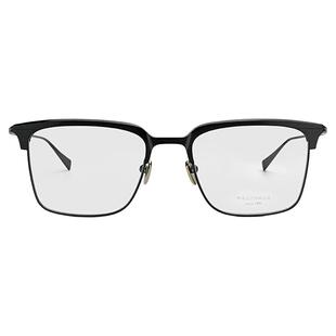 MUSUNAGA增永日本进口手工眉线眼镜框男WALDORF超轻钛近视镜架女