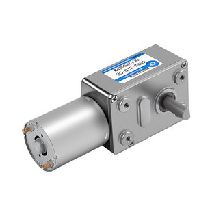 4632-370微型直流减速涡轮蜗杆大扭矩马达12v24v调速低速小型电机