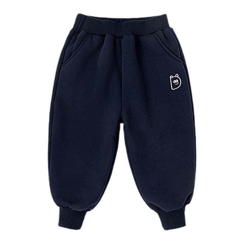 嘟嘟家男童裤子秋冬加厚卫裤儿童长裤冬装宝宝童装休闲裤女童棉裤