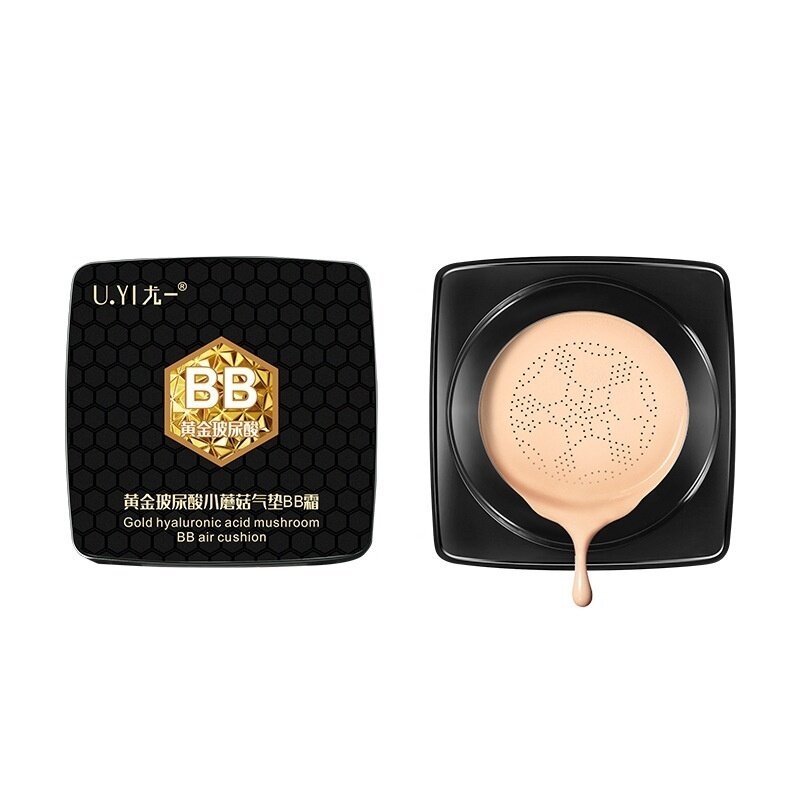 尤一黄金玻尿酸小蘑菇气垫BB霜遮瑕裸妆隔离滋养霜遮盖抖音美颜霜