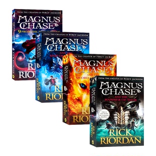 波西杰克逊第四季 马格纳斯与仙宫之神4册 Magnus Chase北欧神话Sword of Summer/Hammer of Thor/Ship of the Dead