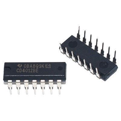 CD4012BE直插双4输入与非门芯片