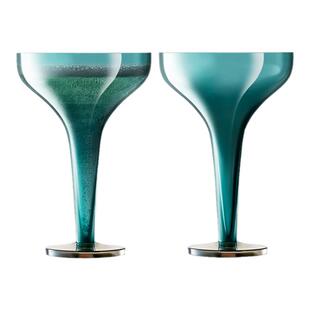 英国LSA进口Epoque碟形香槟杯彩色玻璃鸡尾酒杯起泡酒杯高脚轻奢