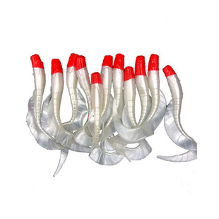 路亚假饵卷尾软饵卷尾蛆铅头钩饵组合软虫路亚饵套装鳜鱼鲈鱼翘嘴