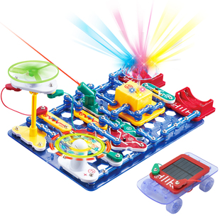 电学小子电子积木9988物理百拼电路5-12岁Stem实验拼装新年礼物