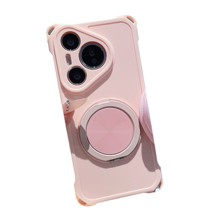 四角开孔适用于华为P80手机壳P70Pro新款女P60磁吸360度旋转支架P50斜跨带挂绳Pura80镜头全包P40保护套硅胶