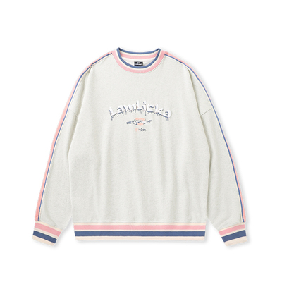 LAMICKA薄款宽松纯棉卫衣潮牌女